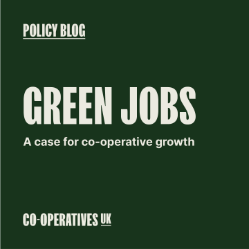 Green jobs: A case for co-operative growth 