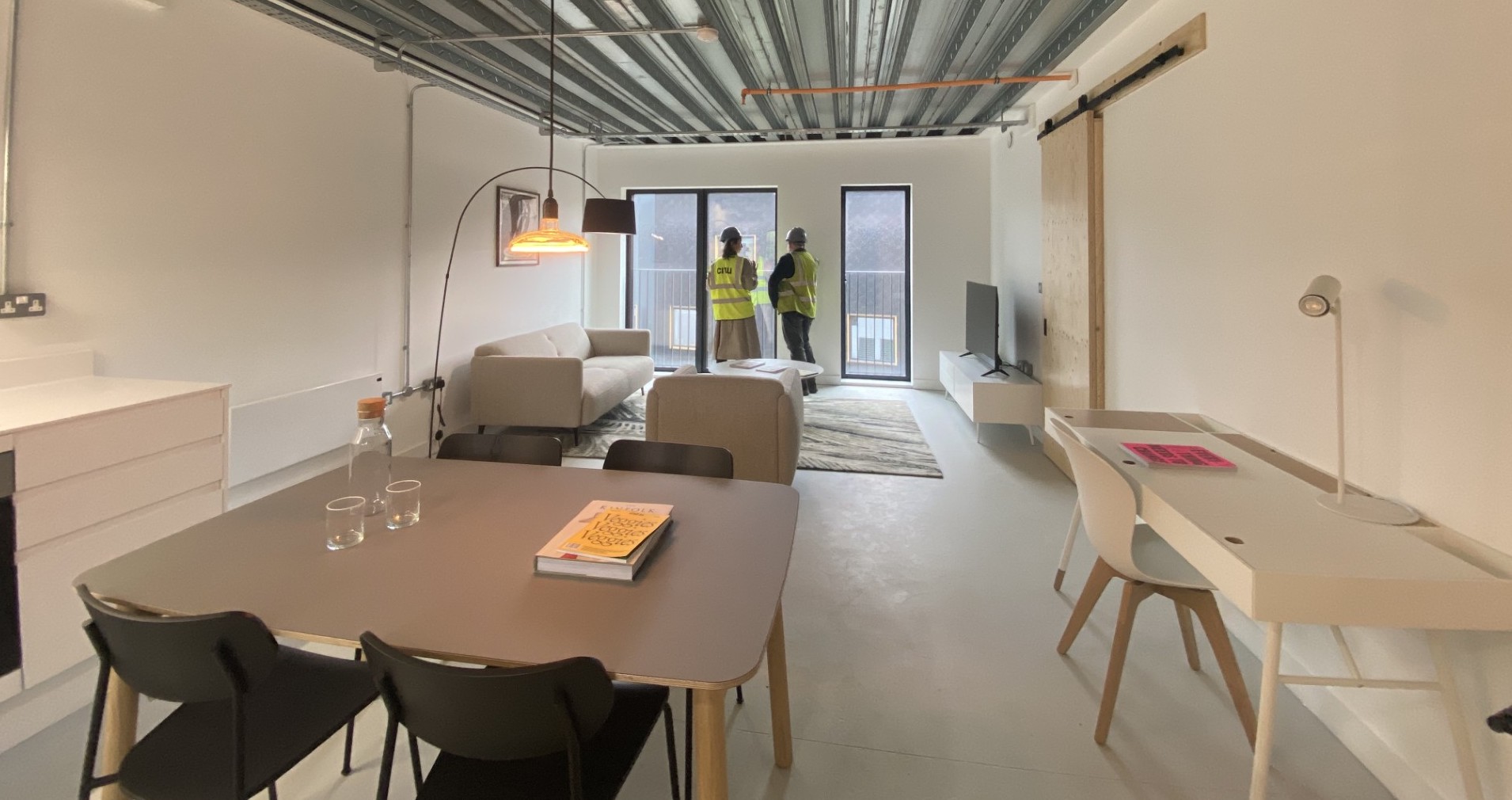 The interior of an affordable apartment provided by Leeds Community Housing