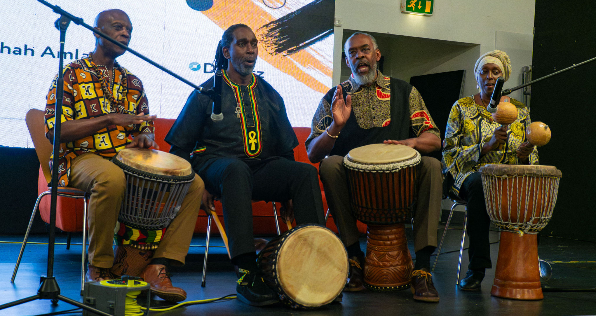 Musicians performing at the Creative Caribbean Convention