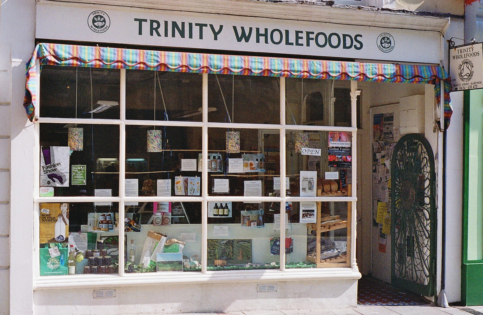 A photo of Trinity Wholefoods' shopfront in 2007