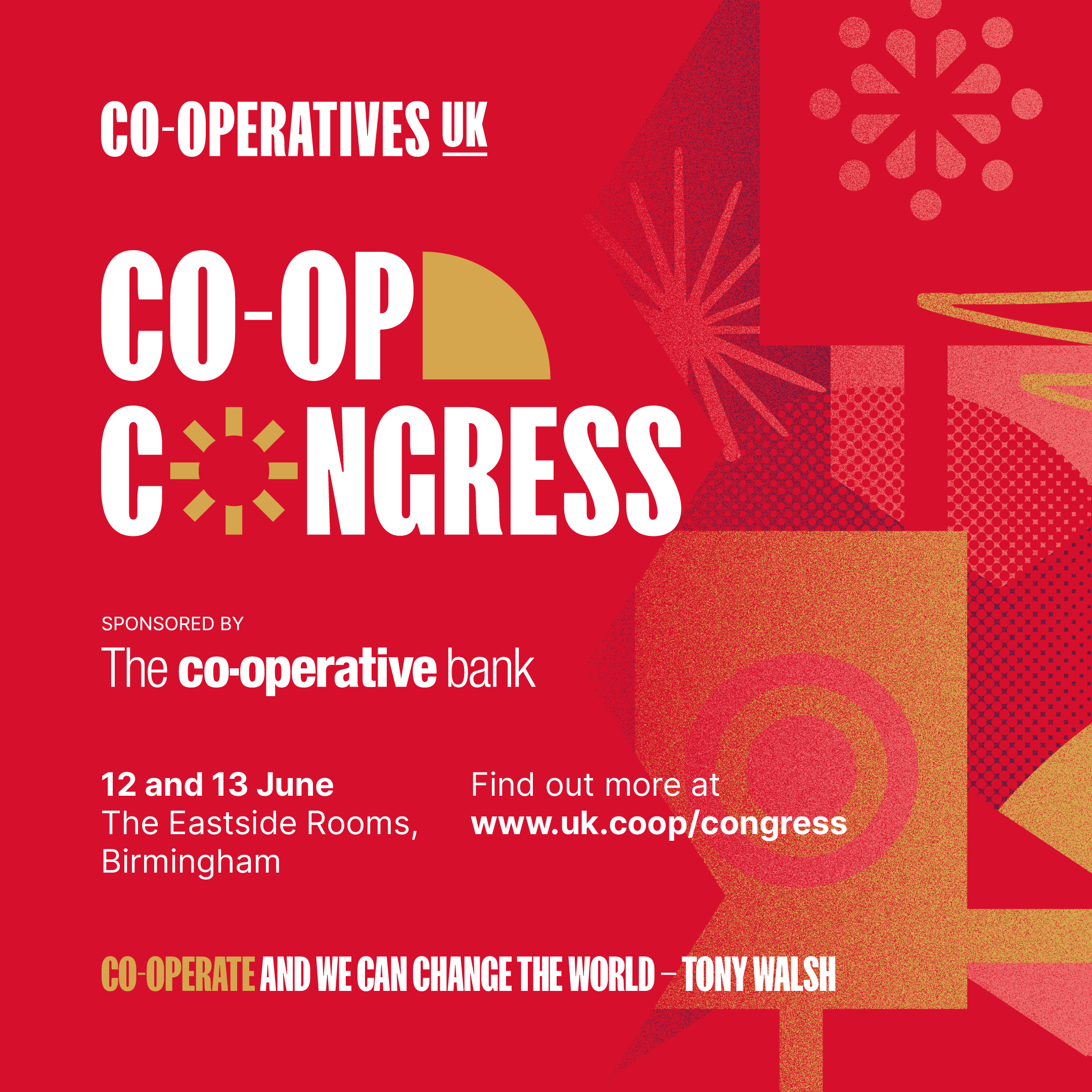 Co-op Congress 2026 – proudly sponsored by The Co-operative Bank