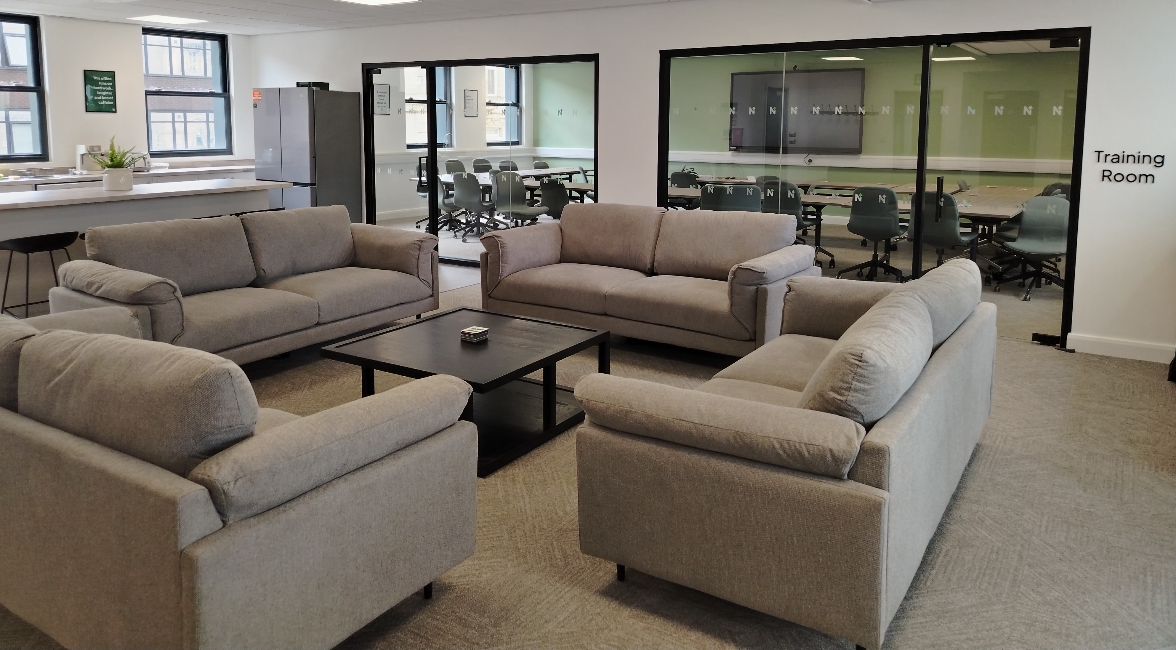 The Northern Community Bank training room