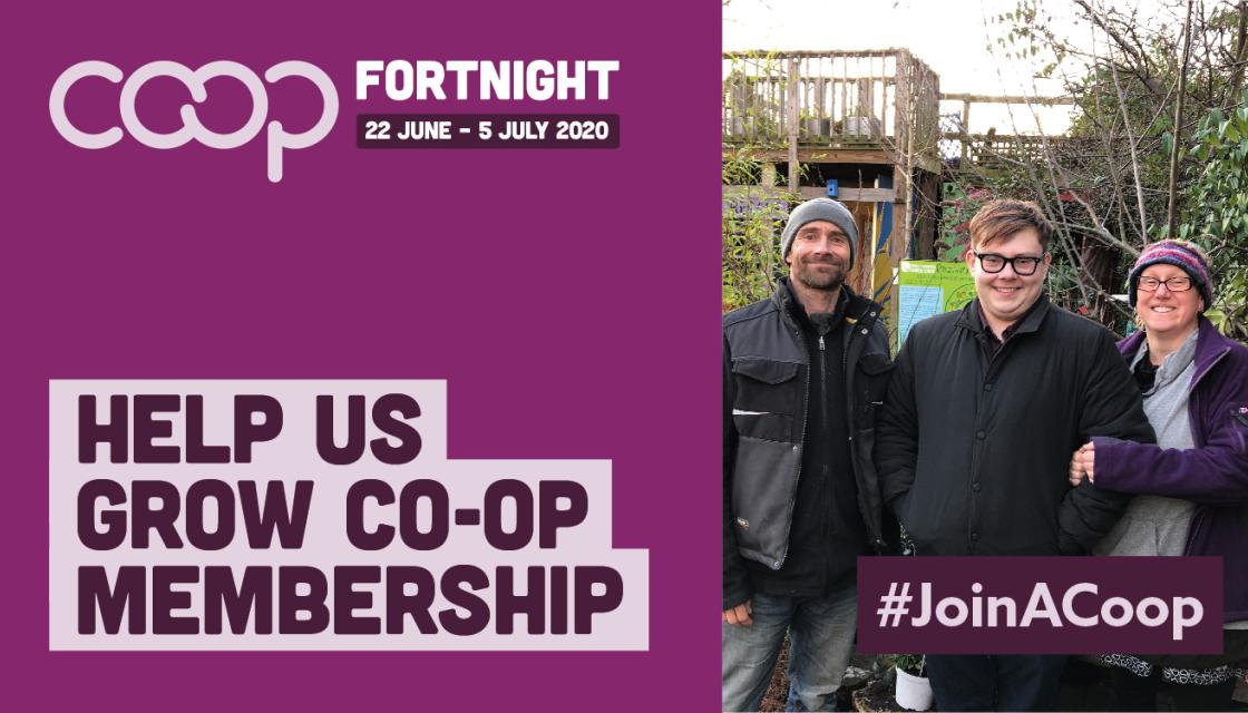 Co-op Fortnight original campaign 2020 purple banner