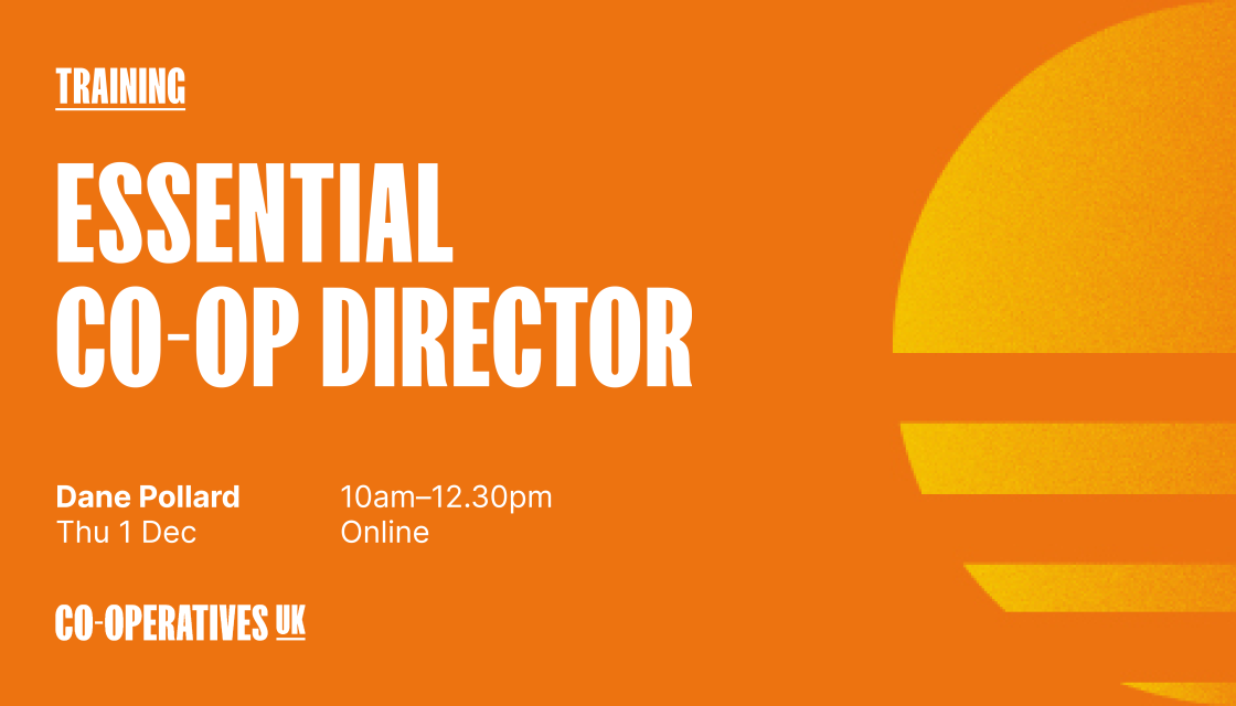 Training – essential co-op director