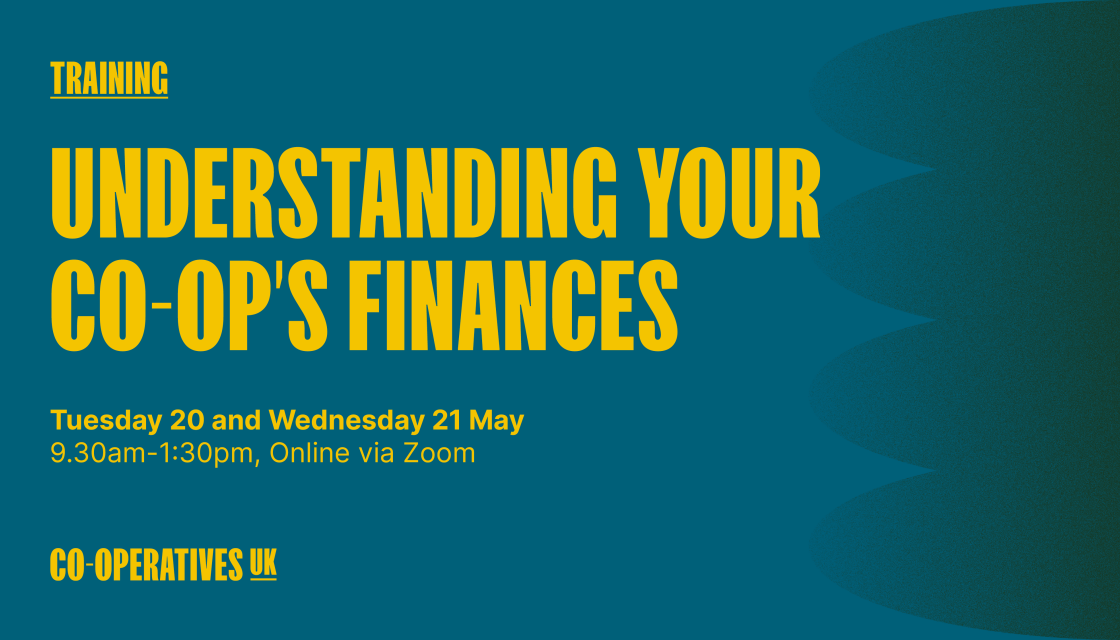 A graphic saying: Understanding your co-op's finances