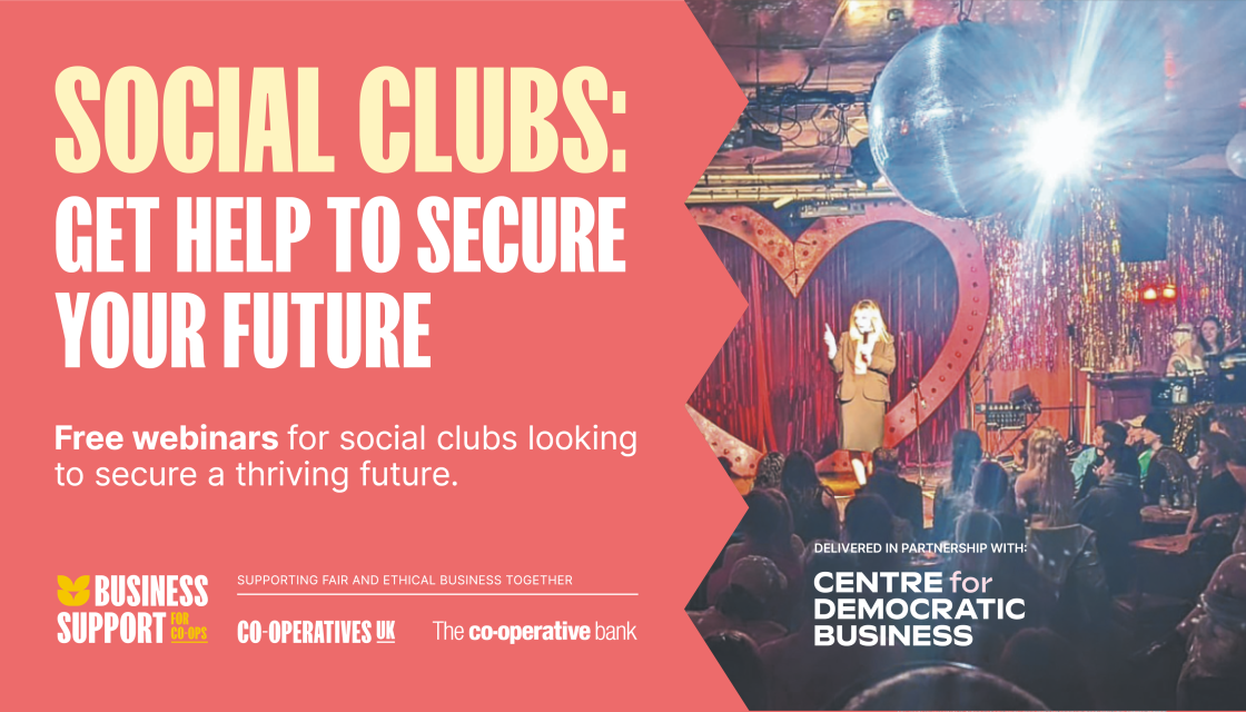 Social Clubs: Get help to secure your future. Free webinars for social clubs