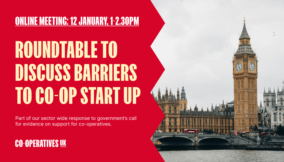 Policy: Roundtable to discuss barriers to co-op start up
