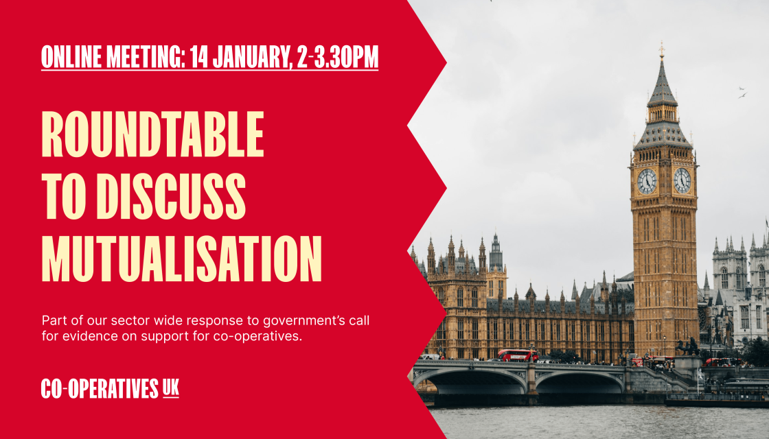 Policy: Roundtable to discuss mutualisation - Online, 14 January