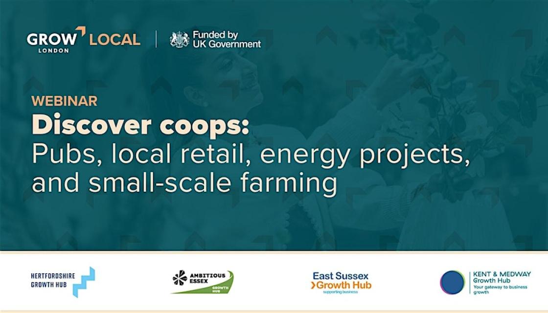 Webinar | Discover Co-ops: Pubs, local retail, energy and small-scale farming