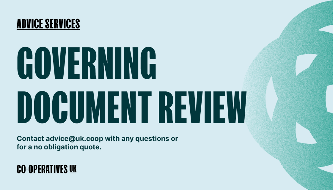 A graphic saying Governing Docuument Review