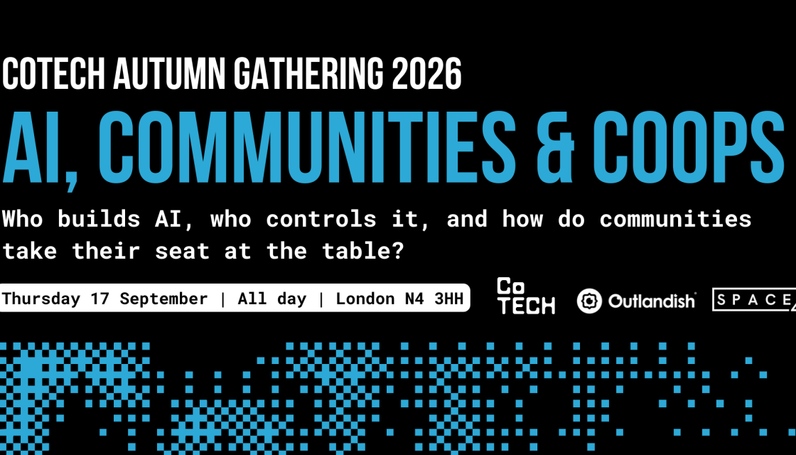 AI Communities and Co-ops - Co-Tech Event, 17th September