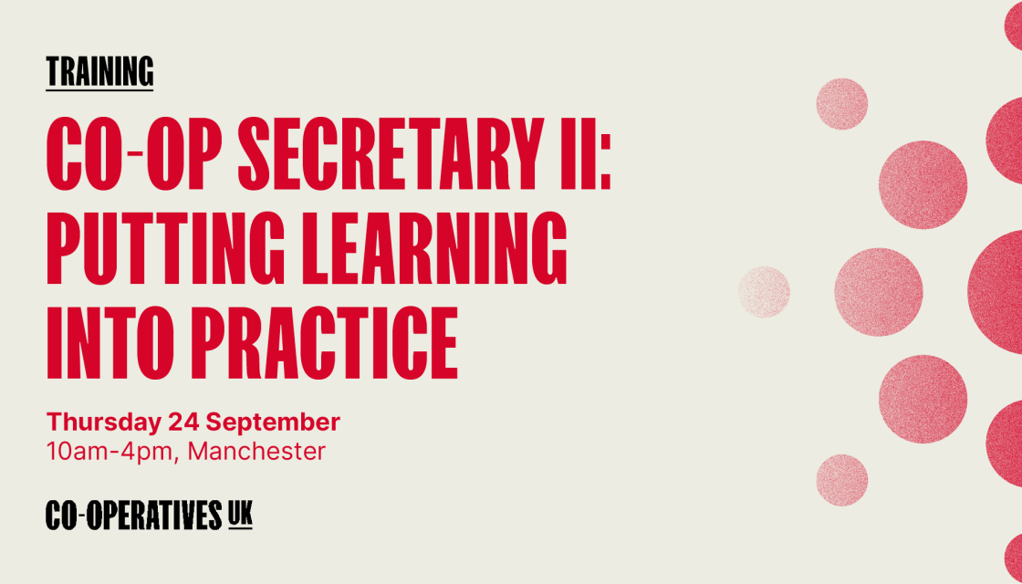 Co-op Secretary II: Putting learning into practice
