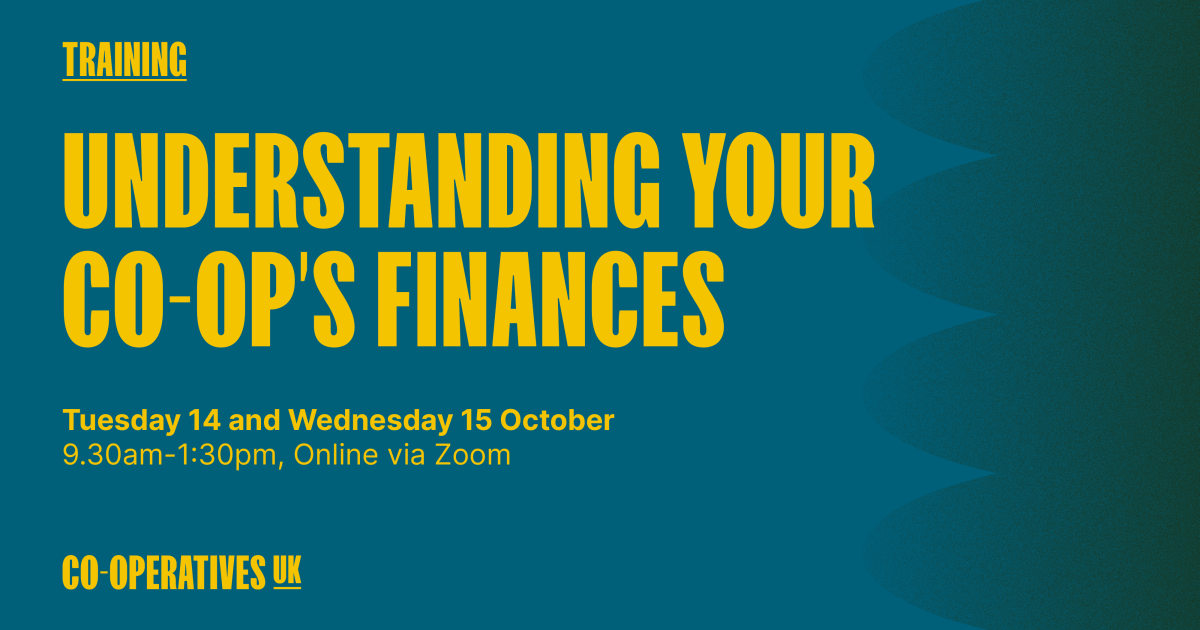 Training: Understanding your co‑op’s finances – October 2025 | Co ...