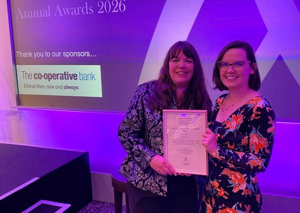 Commsave Credit Union's Deputy Chief Executive, Liellah Currey, has won the prestigious national Tracy Slane Award.