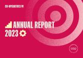 Front cover of Co-operatives UK's Annual Report 2023