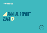 Front cover of Co-operatives UK's Annual Report 2024
