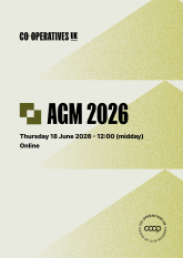 Front cover of Co-operatives UK's AGM Notice 2026