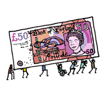 Money (£50) - illustration