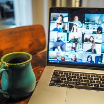 People on a video meeting