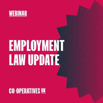 A graphic that says: Employment law update