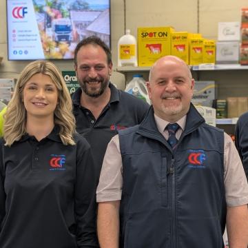 A group of CCF workers at one of their branches