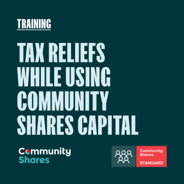 Tex Reliefs while using community shares capital