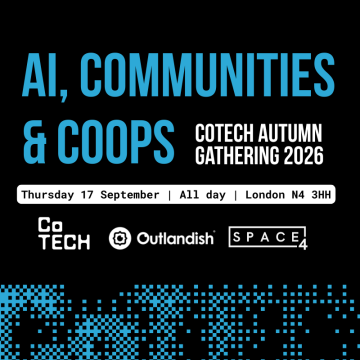 AI Communities and Co-ops - Co-Tech Event, 17th September